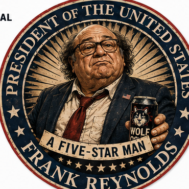 Frank 2028 parody presidential seal